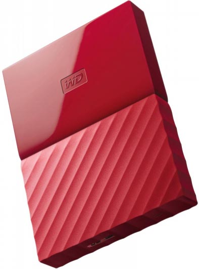 купить Внешний HDD Western Digital 2Tb My Passport 2.5* WDBLHR0020BRD-EEUE 2.5*, USB 3.0. Толщина 12мм Цвет: Red. Автоматическое резервное копирование с помощью ПО WD Backup. Защита паролем, В комплекте: Кабель USB 3.0, Программы WD Backup™, WD Security™ и  в Алматы