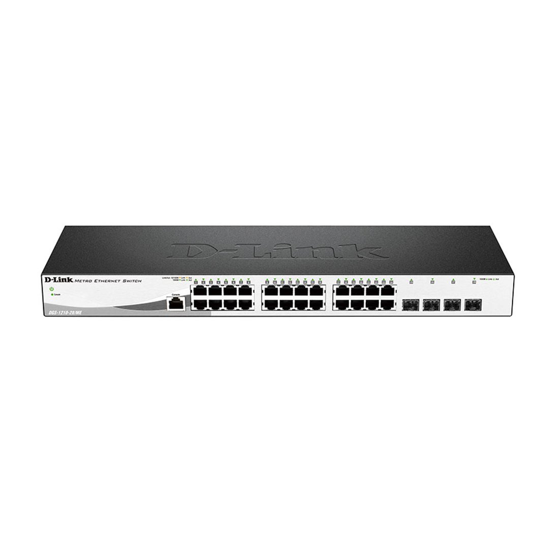 купить D-Link DGS-1210-28/ME/A2A  WebSmart коммутатор  24 порта 10/100/1000  + 4SFP /  в Алматы