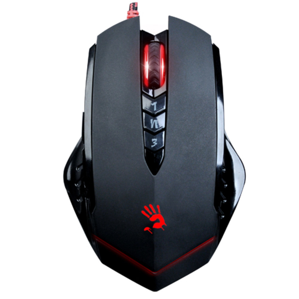 купить Мышь игровая Bloody V8(M)A BLACK Оптическая USB 3500 dpi в Алматы