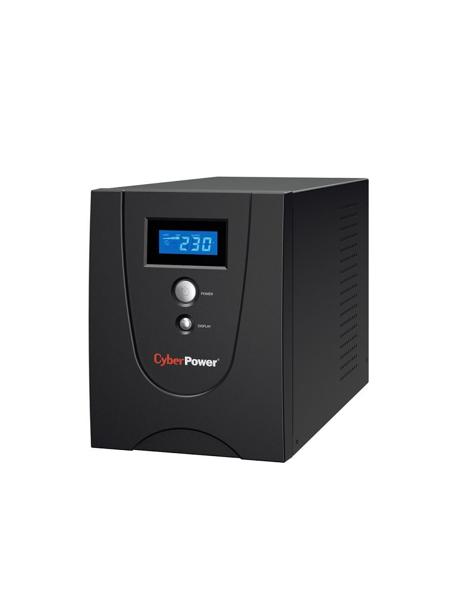 купить Line-Interactive ИБП, CyberPower VALUE1200EILCD, выходная мощность 1200VA/720W, LCD, AVR, RS-232, RJ11/RJ45, USB, 6 выходных разъемов типа IEC C13, PowerPanel&reg; Personal Edition. С автоматическим регулированием напряжения (AVR) в Алматы