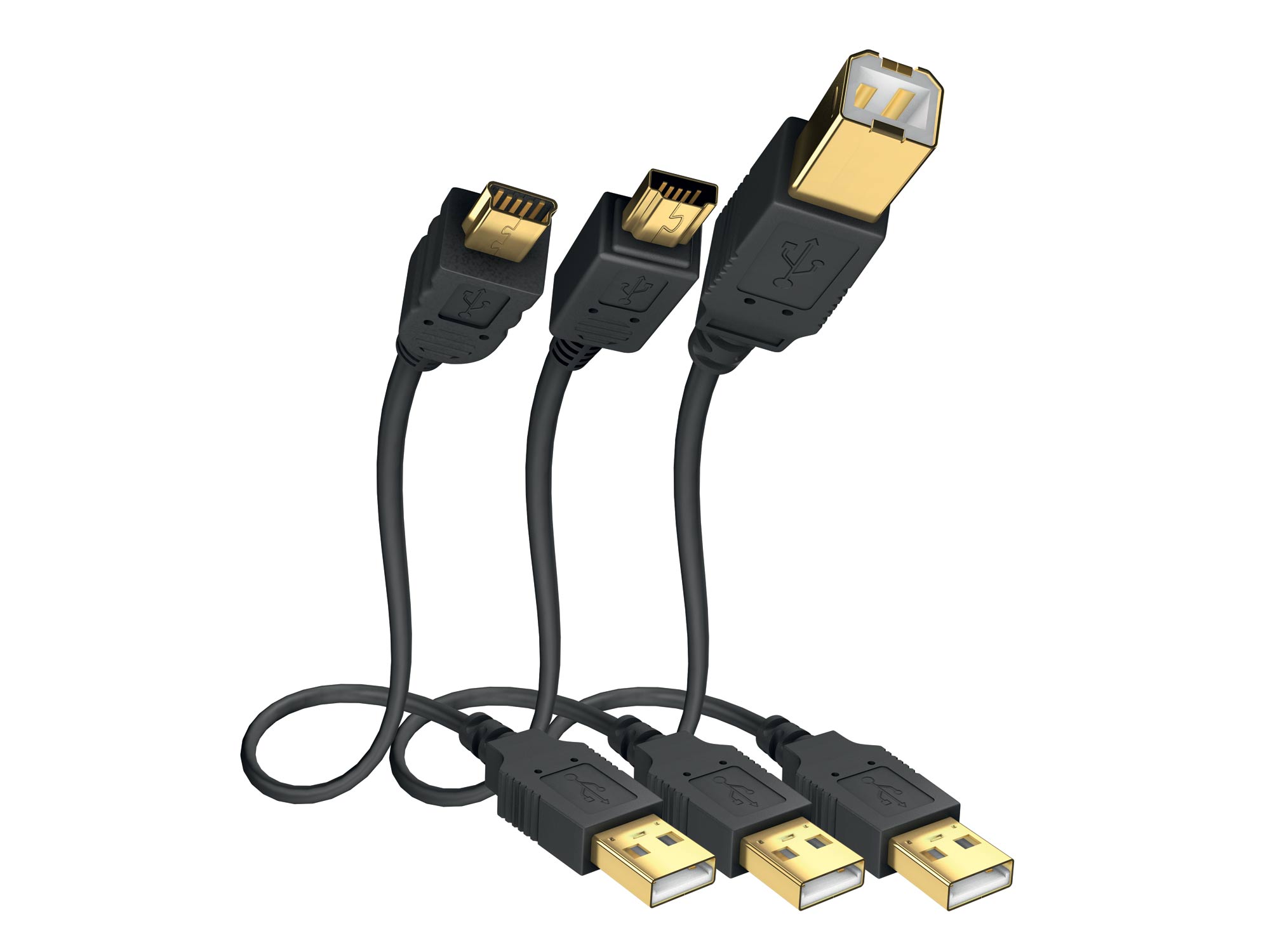 купить inakustik Кабель USB2.0A-USBB Premium 2m EAN:4001985700028 в Алматы