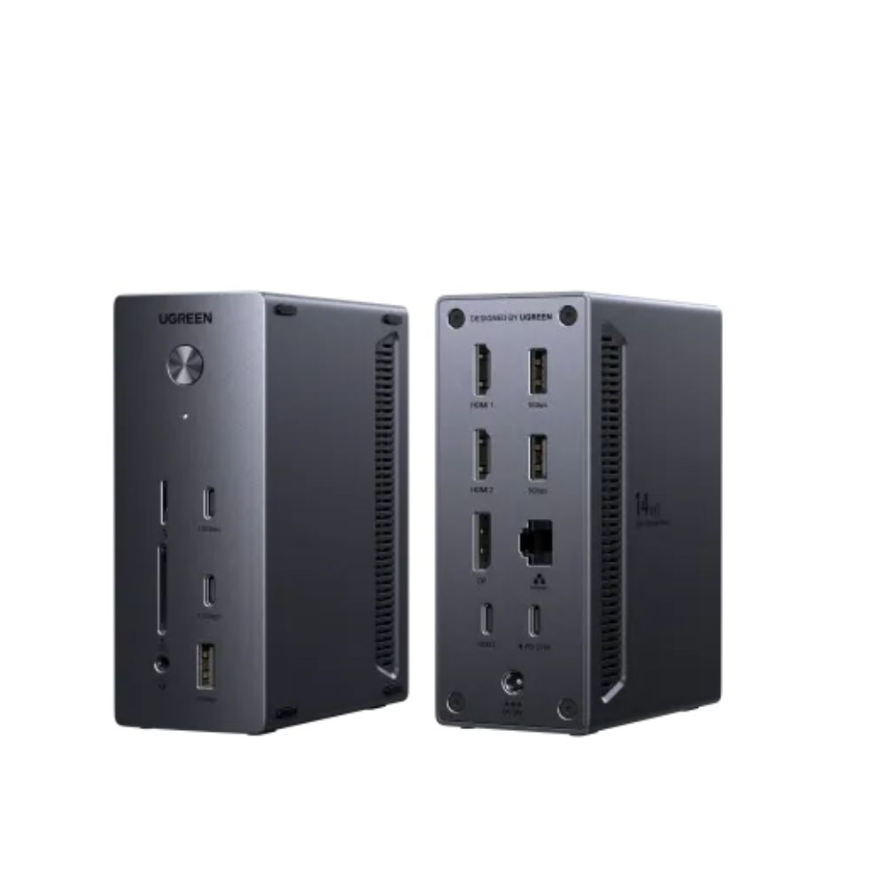 Купить Док-станция UGREEN CM843 14-in-1 USB-C Docking Station 85489 в Алматы