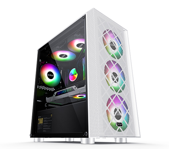 купить Компьютерный корпус PCCooler Game 6 (MM200), Без БП, USB3.0x1/USB2.0x2, White, ATX Midi в Алматы