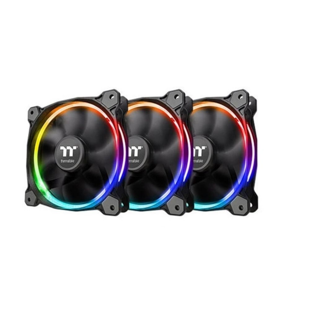 Купить Комплект вентиляторов для корпуса Thermaltake Riing 12 RGB Sync Ed. 3-Fan Pack, 3x12cm,4pin,1500rpm в Алматы