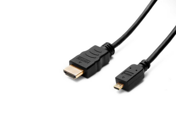 купить Переходник SHIP HD227-1B MICRO HDMI на HDMI, Блистер, 1 м, Чёрный в Алматы