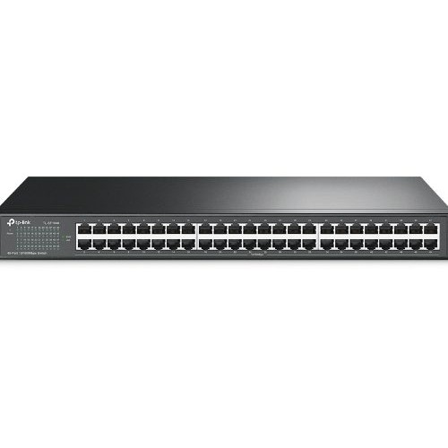 купить Коммутатор 48-портовый Tp-Link TL-SF1048 48-port 10/100Mbit, 1U 19-дюймов, стоечный, металический корпус в Алматы