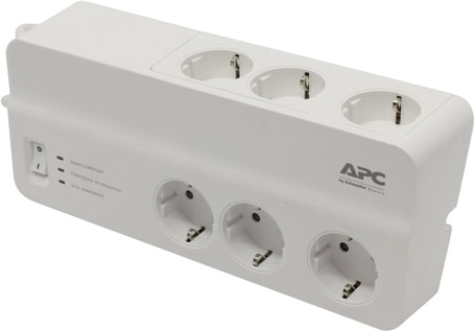 купить Сетевой фильтр APC/PM6-RS/6 sockets/2 m/10 А в Алматы