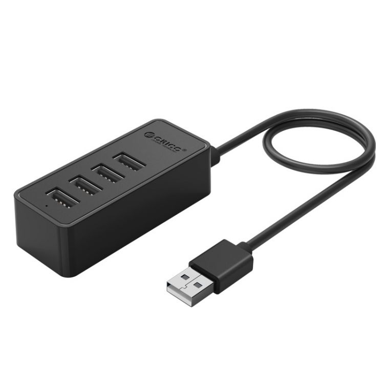 купить USB Хаб ORICO W5P-U2-100-BK-PRO <USB2.0x4, MicroUSB, Black, 15cm> в Алматы