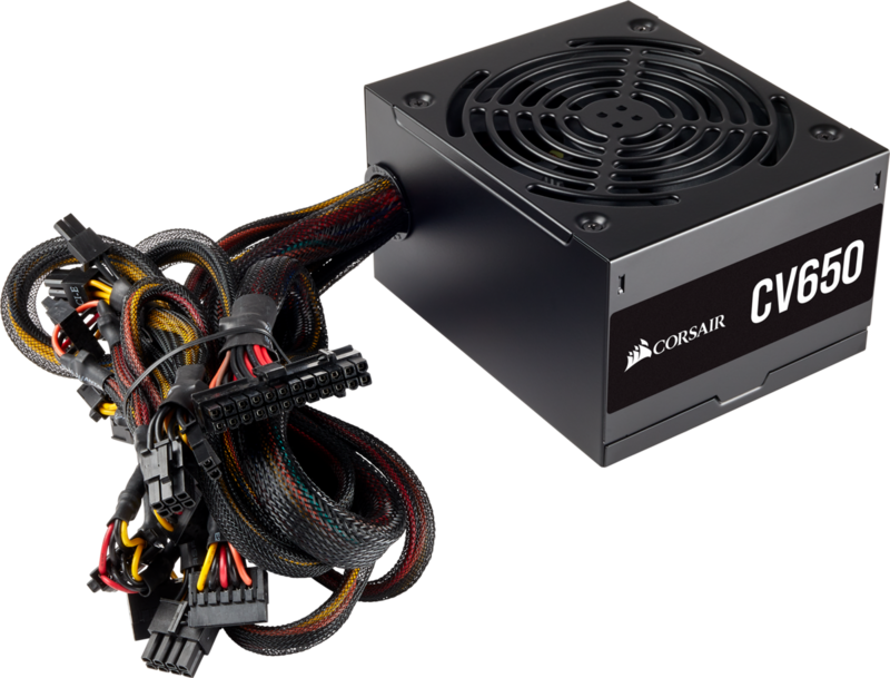 купить Блок питания ATX 650W Corsair CV650,  Active PFC, 80 PLUS Bronze. в Алматы