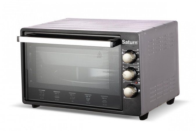 купить Электропечь Saturn ST-EC1080 (33л) серый в Алматы