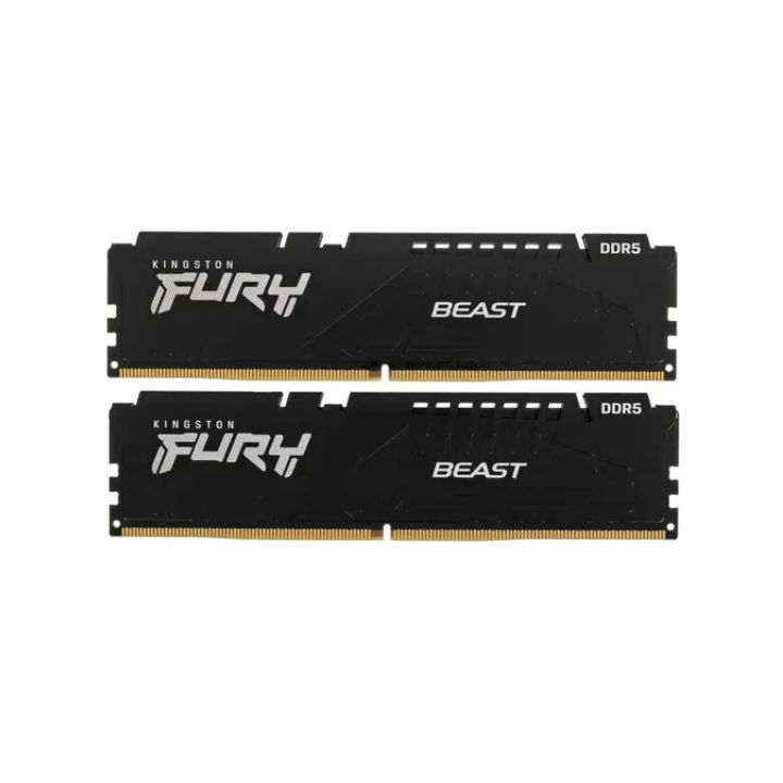 купить Модуль памяти Kingston Fury Beast Black AMD EXPO KF552C36BBEK2-16 DDR5 DIMM 16Gb Kit (2x8) 5200MHz в Алматы