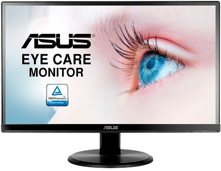 купить Монитор ASUS VA229N IPS, 21,5*, 16:9 FHD (1920x1080 Hz),250cd/m2,1000:1,80M:1,178/178,5ms,VGA,DVI,Black, 90LM0350-B01170 в Алматы