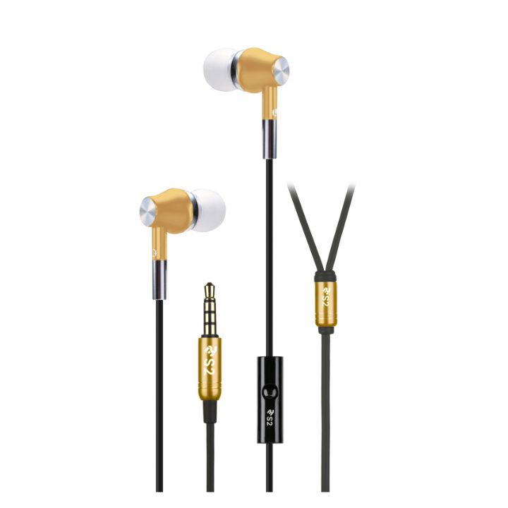 купить НАУШНИКИ 2E S2 METAL SKIN MIC GOLD в Алматы