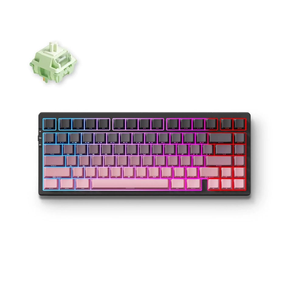 Купить Клавиатура MCHOSE G75 PRO, Black Pink, Matcha Latte Switch V2, EN, 8000mAh, Wireless в Алматы