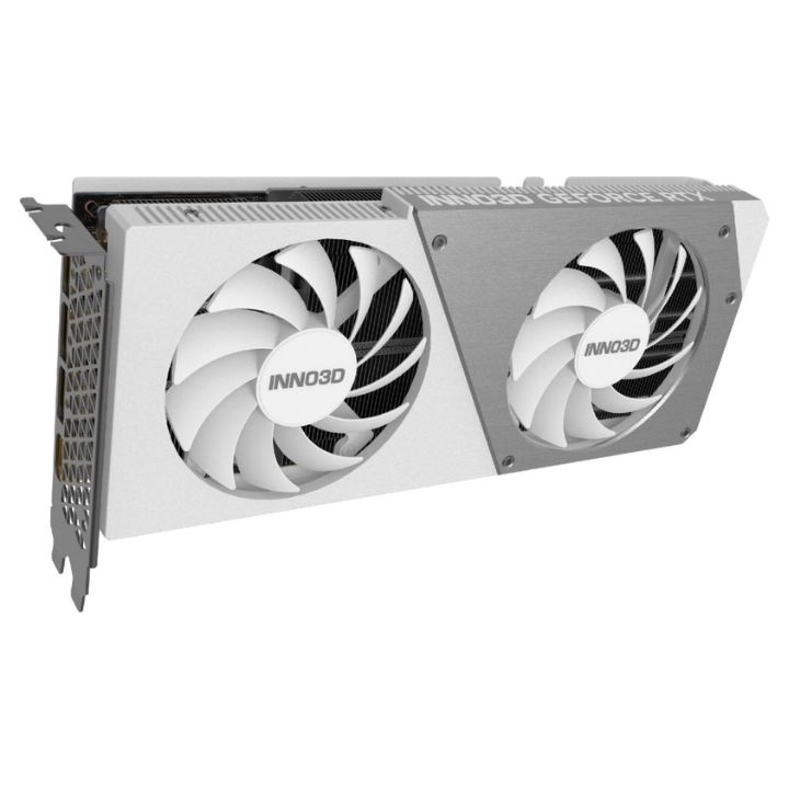 купить Видеокарта Inno3D GeForce RTX4070 Twin X2 OC WHITE, 12G GDDR6X 192bit HDMI 3xDP N40702-126XX-185252W в Алматы