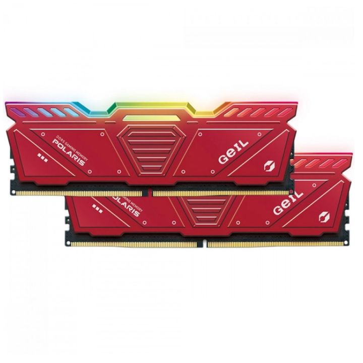 купить Оперативная память 32GB Kit (2x16GB)GEIL Polaris RGB 5200Mhz DDR5 PC5-41600 GOSR532GB5200C42DC Red в Алматы