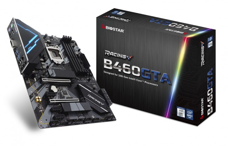 купить Материнская плата S-1200 Biostar B460GTA <ATX, 4xDDR4, DP, DVI, HDMI, M2, USB2.0*6, USB3.2*8> в Алматы