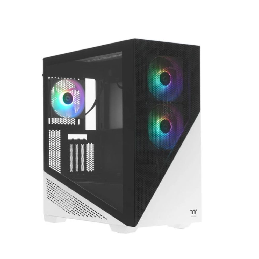 Купить Корпус Thermaltake Divider 370 TG ARGB, Midi Tower, E-ATX, Snow, 2x3.5*/4x2.5*, 2xUSB3.0 в Алматы