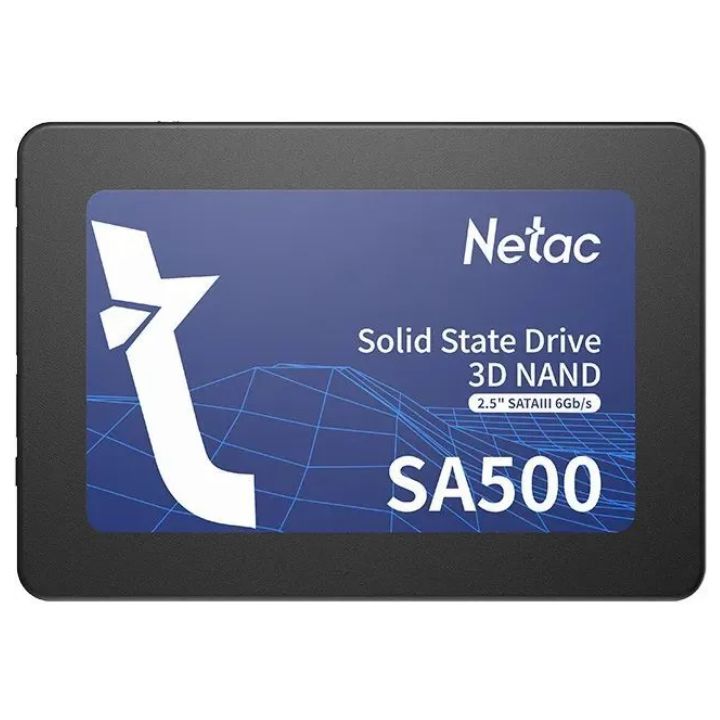 купить Твердотельный накопитель SSD 2Tb, SATA 6 Gb/s, Netac SA500, 2.5", 3D TLC, 530R/475W в Алматы
