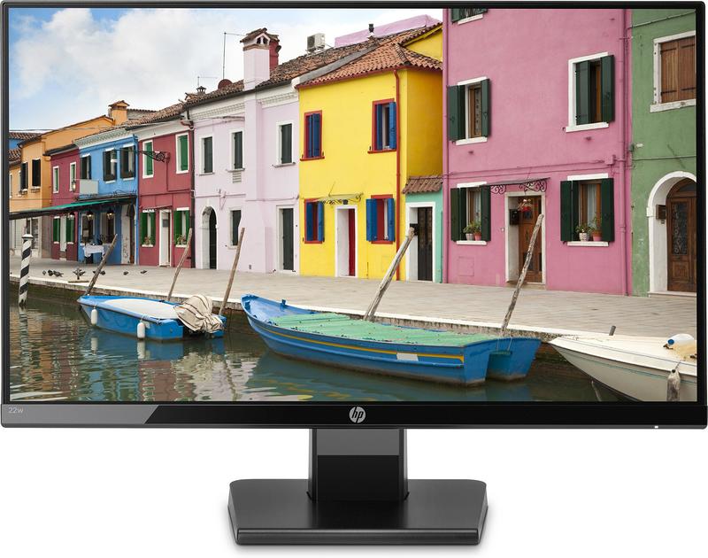 купить Монитор HP 1CA83AA 22w, 21.5* IPS, 1920x1080, 16:9, 250cd/m2, 1000:1, 5ms, H178°/V178°, DSUB, HDMI, Black в Алматы