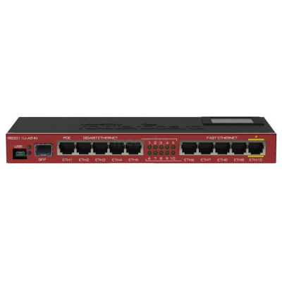 купить Маршрутизатор MikroTik RB2011UiAS-IN RouterBOARD 2011UiAS with Atheros 74K MIPS в Алматы