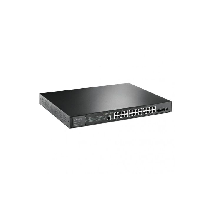 купить Tp-Link TL-SG3428XMP JetStream 24‑портовый гигабитный управляемый PoE+ коммутатор уровня 2+ в Алматы
