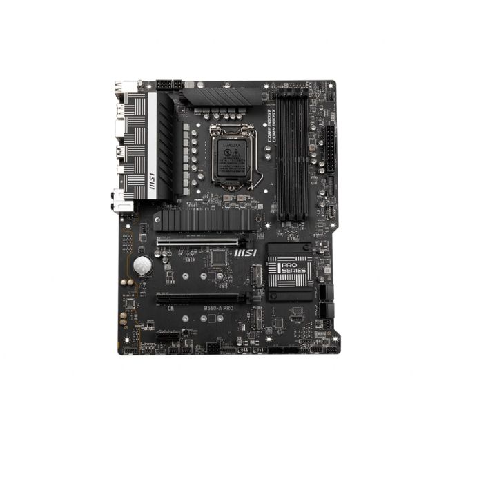 купить Материнская плата MSI B560-A PRO LGA1200 iB560 4xDDR4 6xSATA3 3xM.2 HDMI DP ATX в Алматы