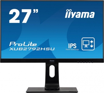 купить Монитор LCD 27** 16:9 1920х1080(FHD) IPS, nonGLARE, 250cd/m2, H178&deg;/V178&deg;, 1000:1, 80M:1, 16.7M, 4ms, VGA, HDMI, DP, USB-Hub, Height adj, Pivot, Tilt, Swivel, Speakers, 3Y, Black в Алматы