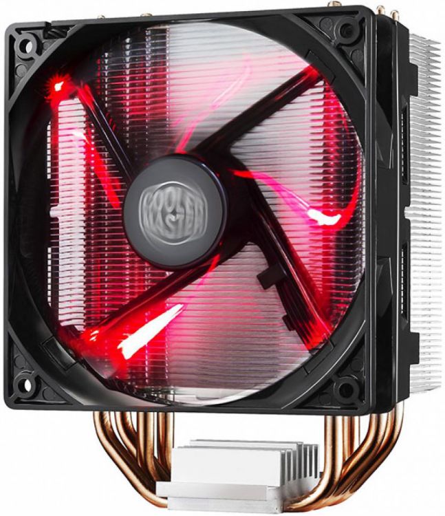 купить Вентилятор для CPU CoolerMaster Hyper 212 LED Intel&AMD 4-pin(PWM) 600-1600RPM 31dBA(Max) LGA1151/1150/1155/2066/2011-v3/2011/AM4/AM3+/AM2+ RR-212L-16PR-R1 в Алматы