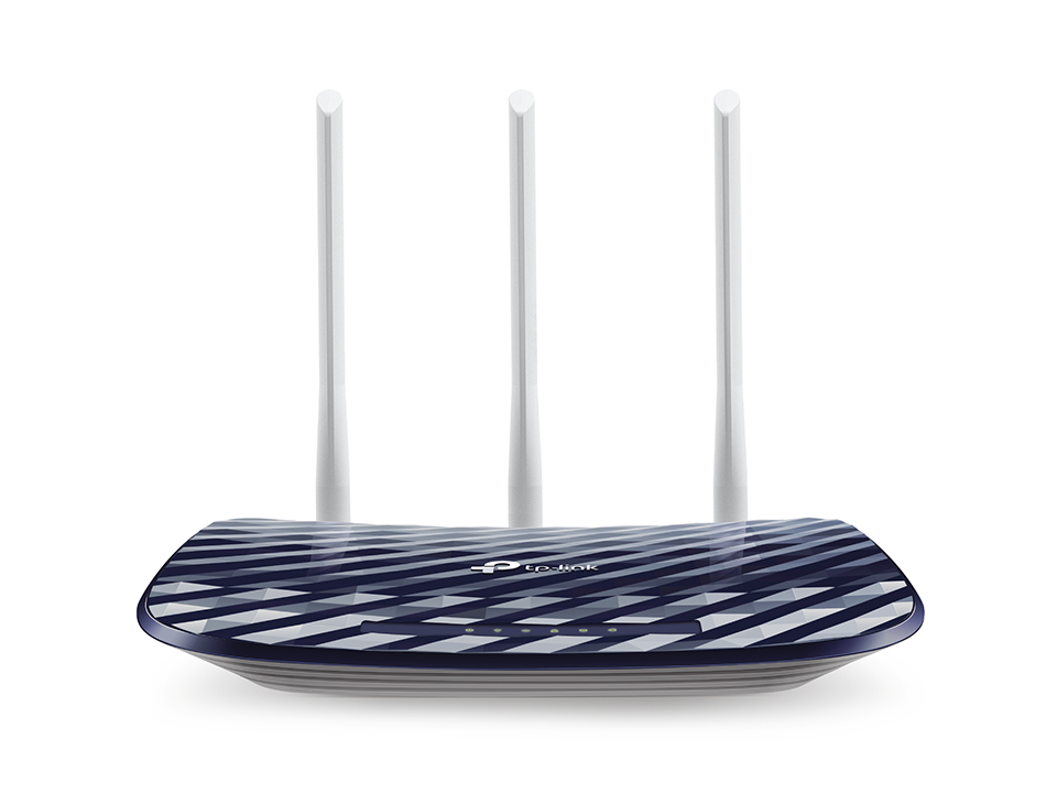 купить Маршрутизатор беспроводной AC750 TP-Link Archer C20 <AC750 Dual Band Wireless Router, 433Mbpsat 5GHz   300Mbps at 2.4GHz, 802.11ac/a/b/g/n, 1 WAN   4 LAN, 3 фиксированные антенны>) в Алматы