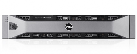 купить Хранилище Dell/PowerVault MD3800f, 16G FC, 2U-12 drive, 7x600Gb 15K SAS HDD, Dual 4G Cache Controller/Fibre Channel/Rack в Алматы