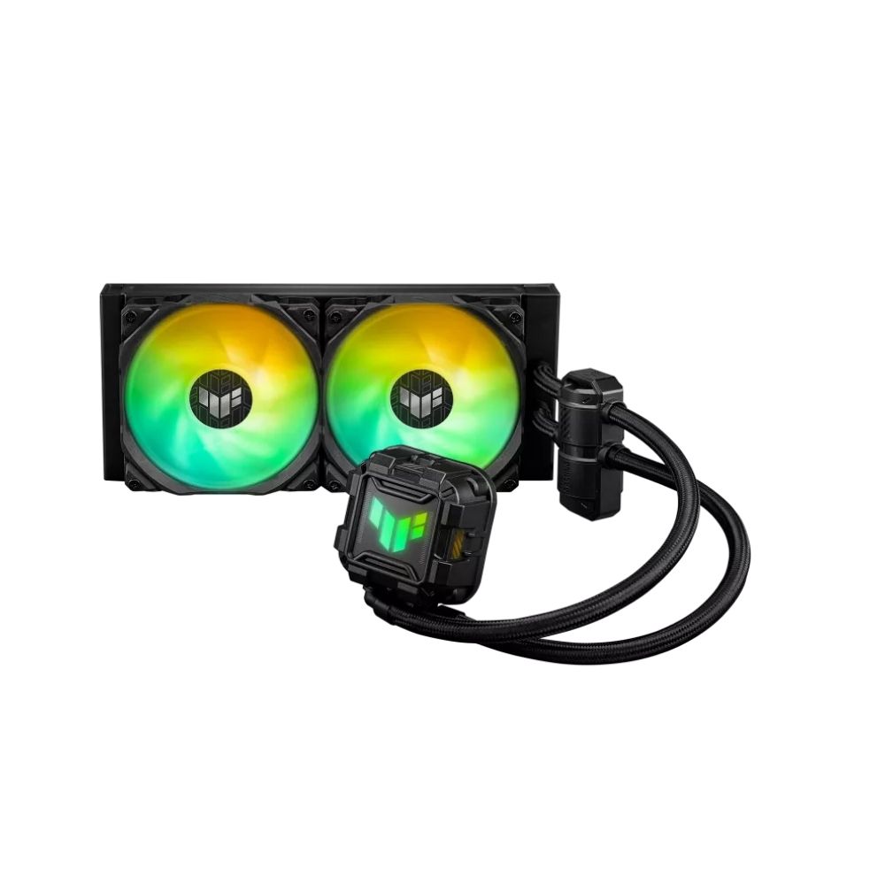 Купить СЖО Asus TUF Gaming LC II 240 ARGB, S115X/1200/1700/AM4/AM5, 12cm, 3+4pin, Al+Cu, 800-2000rpm, 29dB, в Алматы