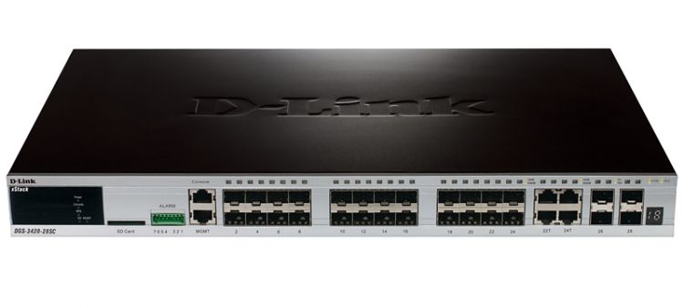 купить D-Link DGS-3420-28SC Комм-р управ-й гигабитный 28 порт /  в Алматы