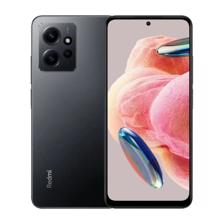 купить Мобильный телефон Redmi Note 12 4GB RAM 128GB ROM NFC Onyx Gray в Алматы