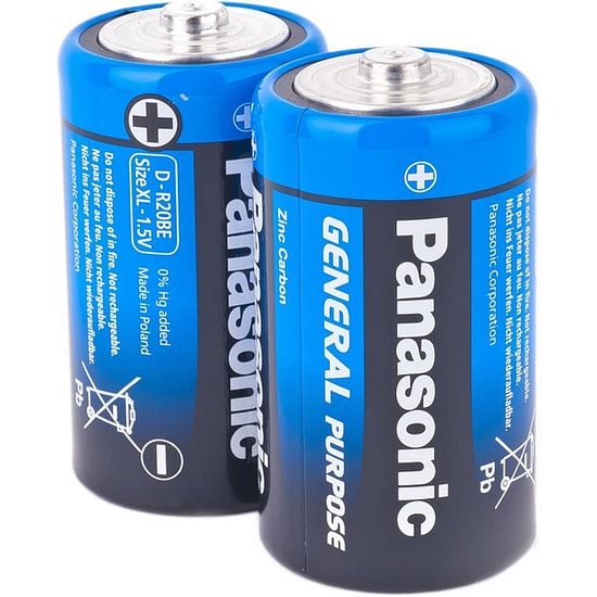 купить Батарейка солевая PANASONIC General Purpose C/2B /  в Алматы