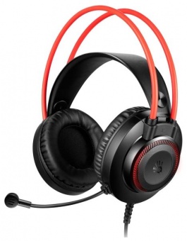 купить Наушники микрофон игровые Bloody G200 <USB, 20Hz-20kHz, 32Om, 105dB, 1.8m> в Алматы