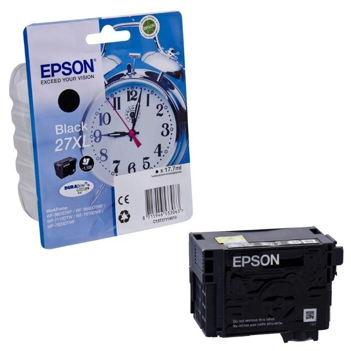 купить Картридж Epson C13T27114022 для WF-7110/7610/7620 черный new в Алматы