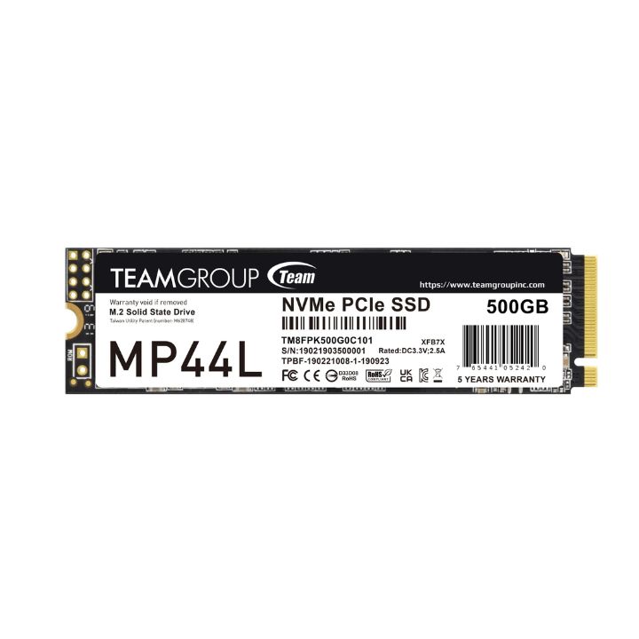 купить Твердотельный накопитель  500GB SSD TeamGroup MP44L PCIe 4.0 R5000Mb/s, W2500MB/s TM8FPK500G0C101 в Алматы