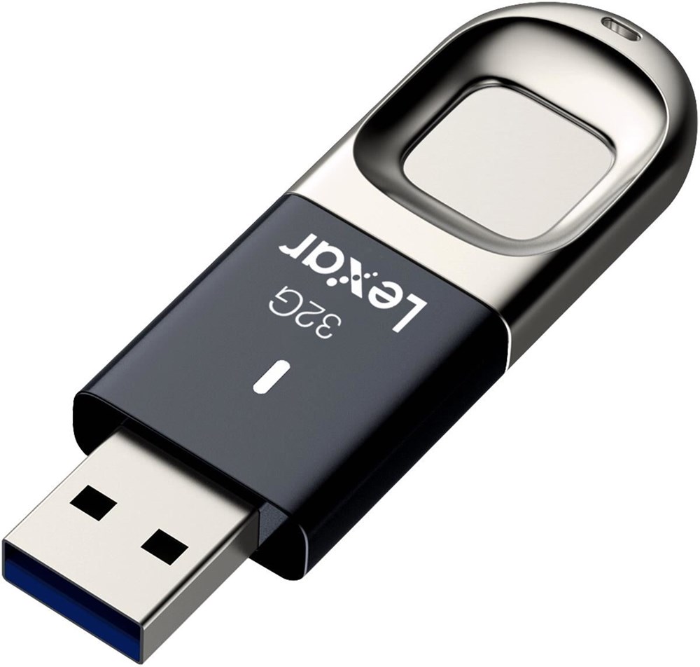 купить LEXAR 32GB  Fingerprint F35 USB 3.0 flash drive, up to 150MB/s read and 60MB/s write, Global в Алматы