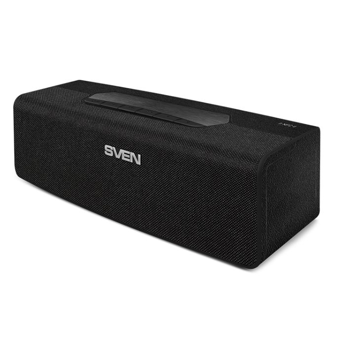купить Колонка SVEN PS-192, black (16W, Bluetooth, FM, USB, microSD, 2400mA*h) в Алматы