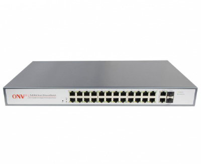 купить Коммутатор PoE управляемый 24-портовый ONV POE31024PFM в Алматы