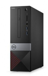 купить Компьютер Dell/Vostro 3470/SFF/Core i3/9100/3,6 GHz/8 Gb/256 Gb/DVD /-RW/Graphics/UHD 630/256 Mb/Linux/18.04/WiFi BT/KazKB в Алматы