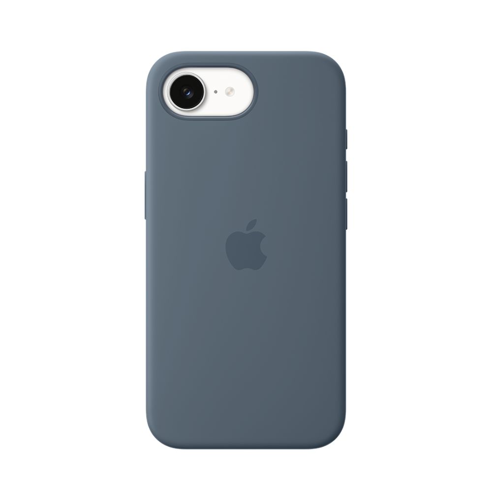 Купить iPhone 17e Silicone Case with MagSafe - Anchor Blue,Model A3646 в Алматы