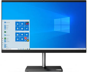 купить моноблок Lenovo V30a 24IML 23.8** FHD(1920x1080)/Intel Core i5-10210U 1.6GHz Quad/8GB/256GB SSD/Integrated/DVD&plusmn;RW/WiFi/BT5.0/CR/KB+MOUSE(USB)/DOS/1Y/BLACK в Алматы