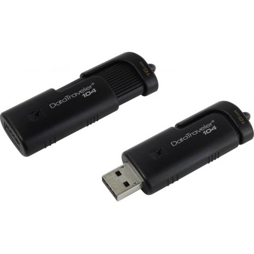 купить USB Флеш 16GB 2.0 Kingston DT104/16GB черный в Алматы
