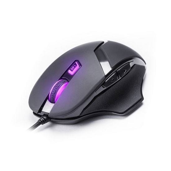 купить Мышь, Delux, DLM-612OUB, Игровая, Оптическая, 1000-4000dpi, Позолоченный кабель в тканевой оплётке, 6 макромодулей, Частота сканирования до 1000Hz, Длина кабеля 1,6 метра, Размер: 126,3*84,4*45 мм, Чёрный в Алматы