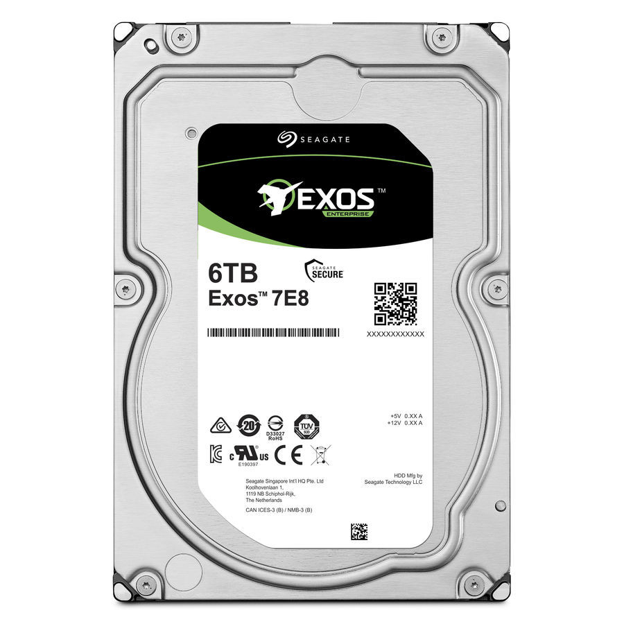 купить Жесткий диск Exos 7E8 HDD 6TB ST6000NM029A 3.5* 512E/4KN SAS 12Gb/s 256Mb 7200rpm в Алматы