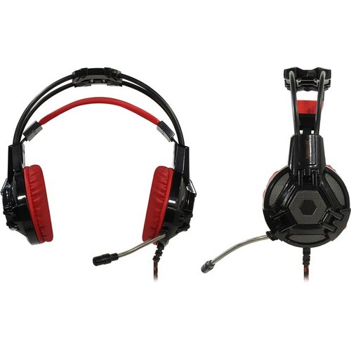 купить Наушники-гарнитура игровые Redragon Lester красный + черный в Алматы