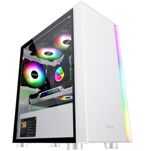 купить Компьютерный корпус PCCooler Game 5, Без БП, USB3.0x1/USB2.0x2, White, ATX Midi в Алматы