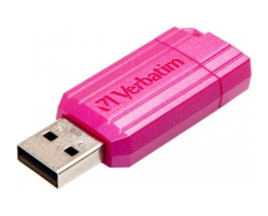 купить USB Флеш 64GB 2.0 Verbatim 049962 Pinstripe розовый в Алматы